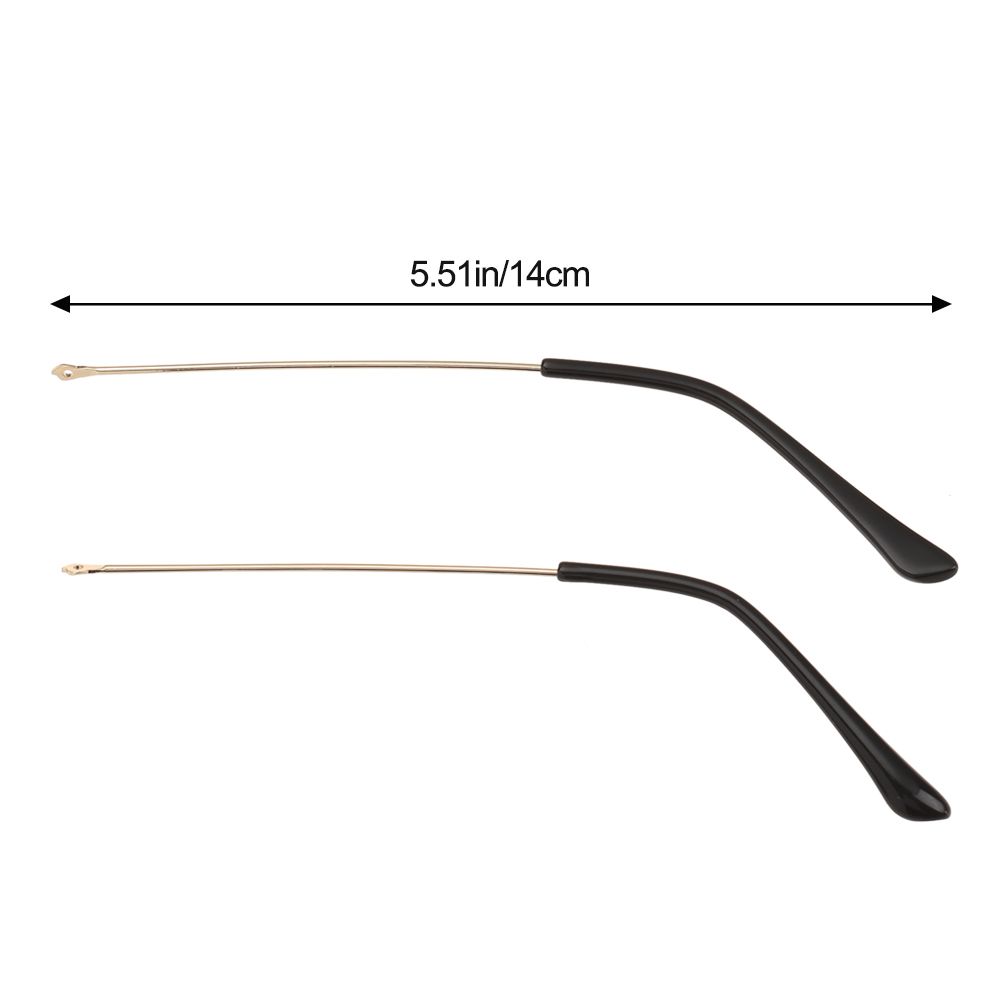 1 Pair Glasses Metal Replacement Leg Temple Arm Eyeglasses Frame Anti-Slip Glasses Frame Repair Eyewear Accessories Universal