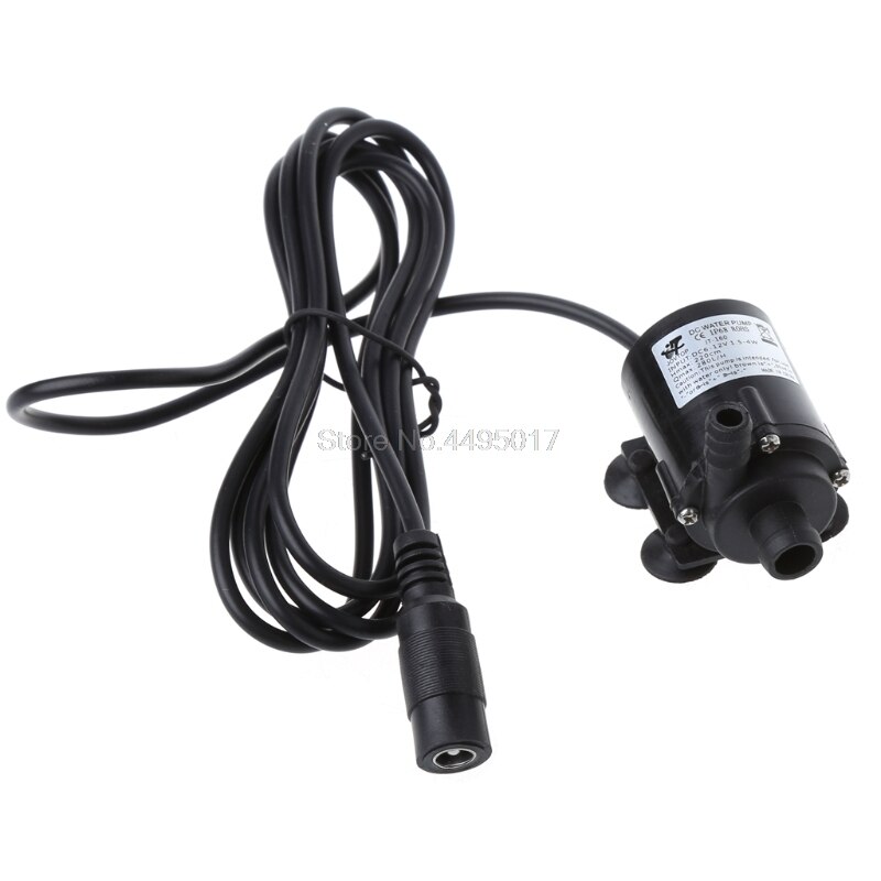 Dc 6v 12v mikro borstlös dränkbar motor vattenpump f sol fontän kylning