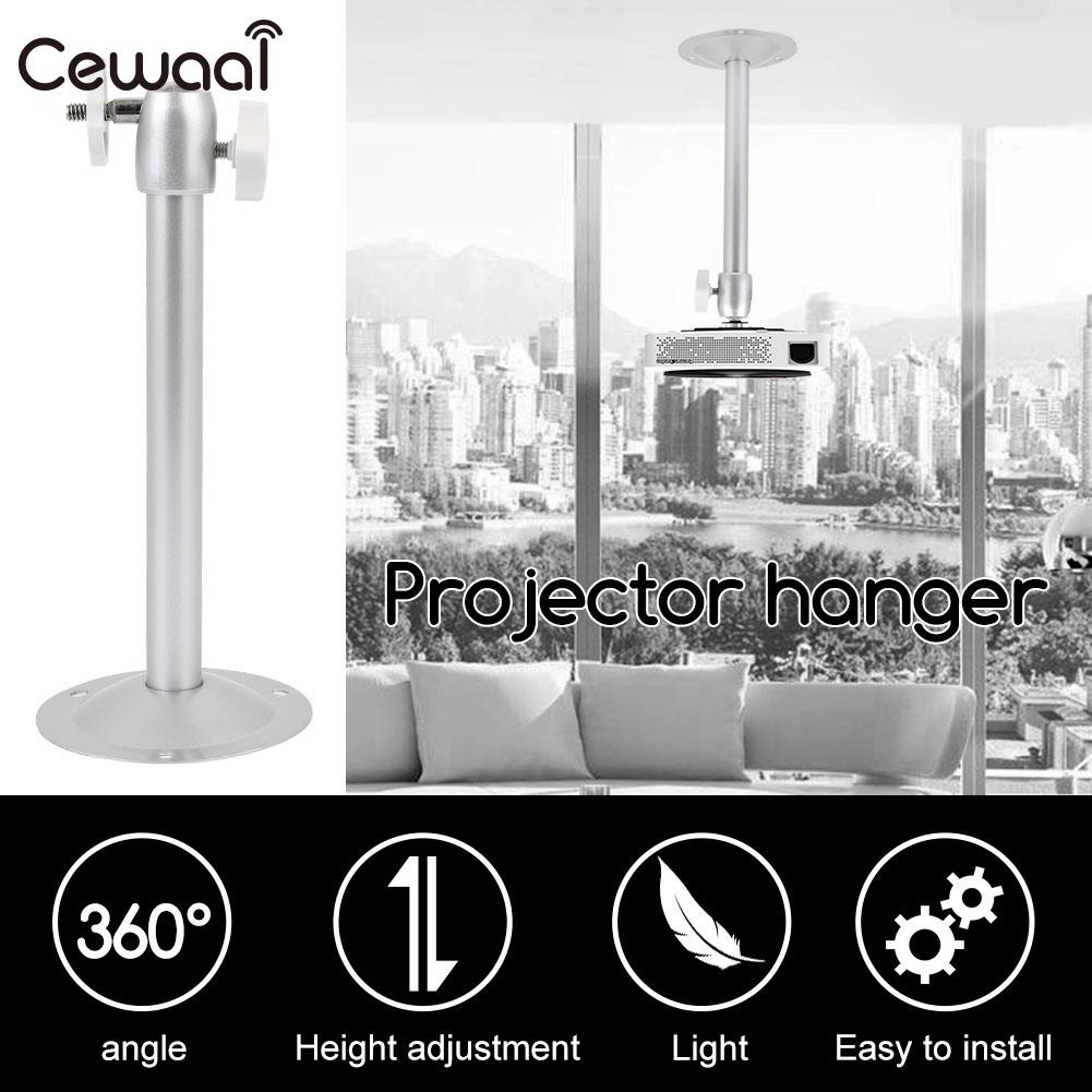Ceiling Bracket 22CM Premium Living Room Projector Hanger Aluminum LCD Projector Wall Support Projector Mount Universal Silver