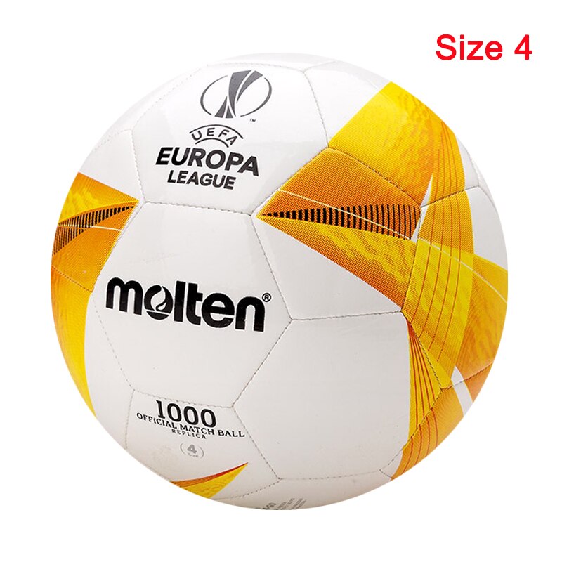 Molten Original Soccer Ball Size 3 Size 4 Size 5 PU/PVC/TPU League Match Training Fottball Balls futbol voetbal: F4U1000-G0 Size 4