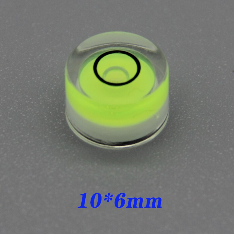 Acrylic Bubble Level Mini Level Gauge Bullseye Level Measuring Instrument: white