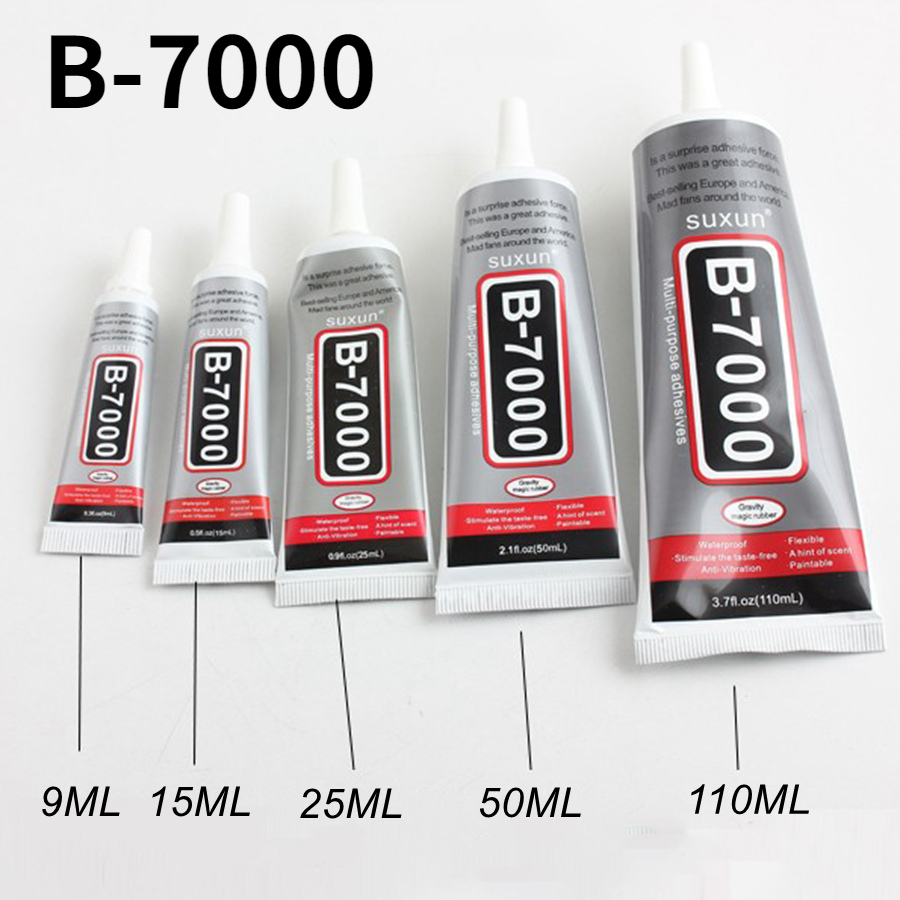 T7000 B6000 B7000 klej uniwersalny przyklejana biżuteria DIY ekran LCD do telefonu naprawa okulary T-7000 żywica epoksydowa płyn T 7000 klej