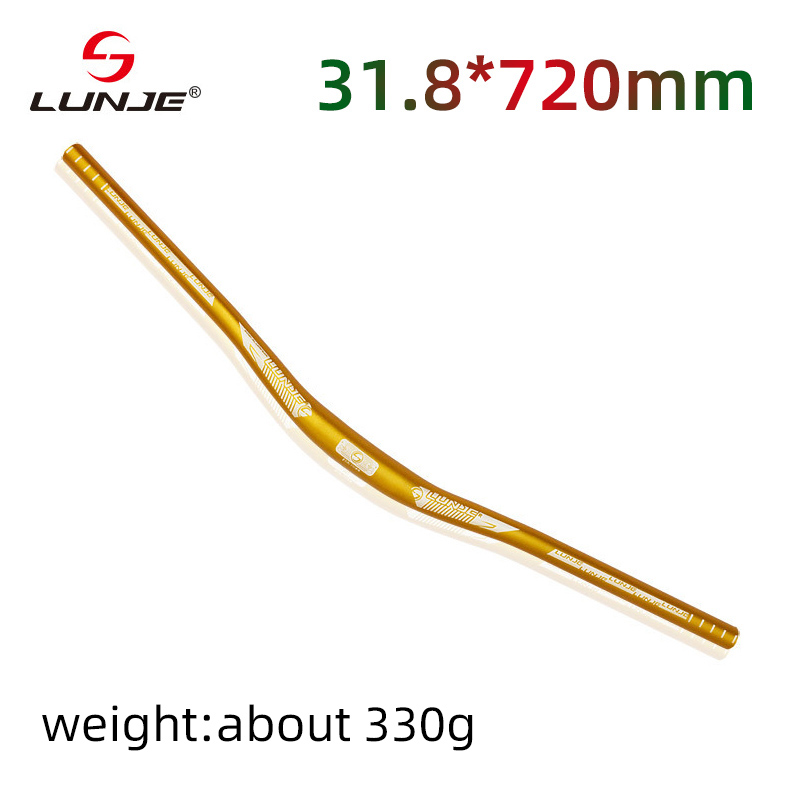 Kierownica roweru górskiego 31.8mm pion rowerowy 720/780/800mm uchwyt ze stopu aluminium MTB spadek poziome części rowerowe: Czerwony