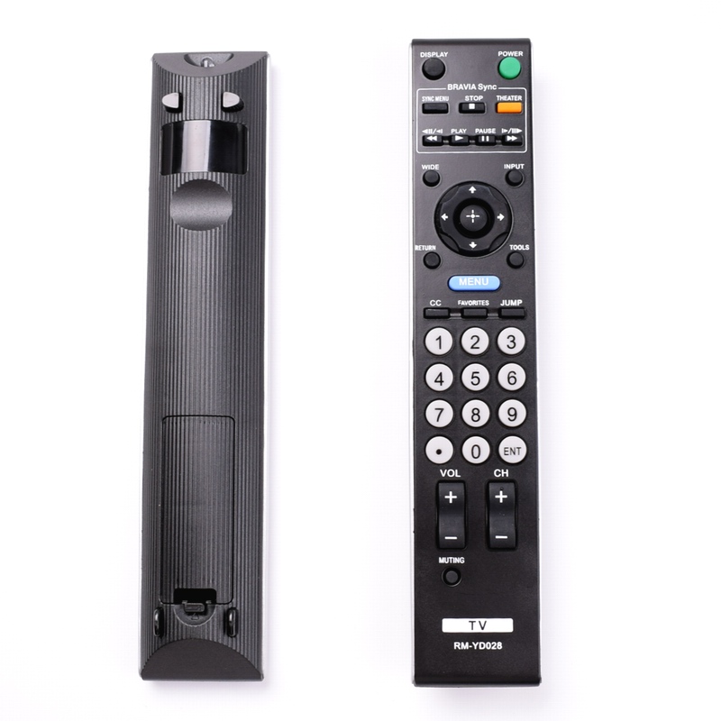 Controle remoto rm yd028 para tv sony kdl32l5000 kdl46s5100 kdl32xbr9 kdl52v5100 lcd led controlador de tv inteligente uso direto