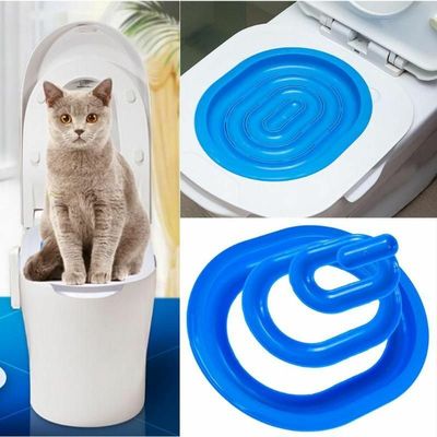 Handig Kat Wc Trainer Huisdier Kattenbak Kattenbakvulling Toiletbril Training Kit Supply Voor Katten Puppy Pet Training Accessoires