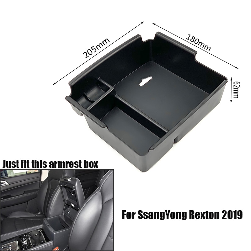 Pour SsangYong Tivoli Rexton accessoires de voiture intérieur accoudoir Central boîte de rangement Console porte-plateau Case Palle