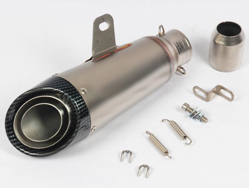 51mm 60mm Universal Motorcycle Exhaust Muffler Steel Pipe escape moto FOR gp project with DB killer gsxr 750 CBR10000 Z1000: a11-51mm