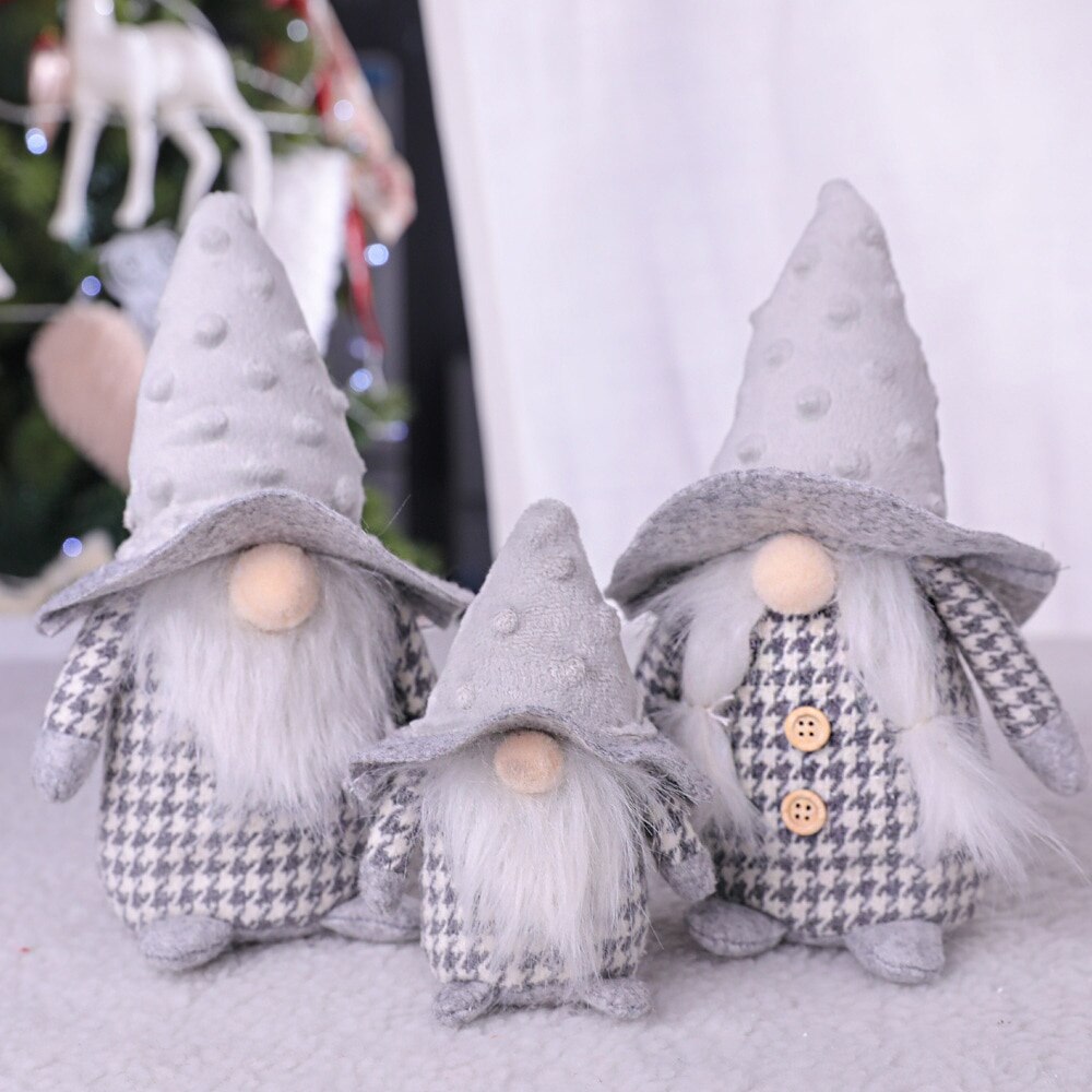 Christmas FairyToys with Hats Funny Cute Santa Decoration Ornaments Decorations for Home Christmas Pendants