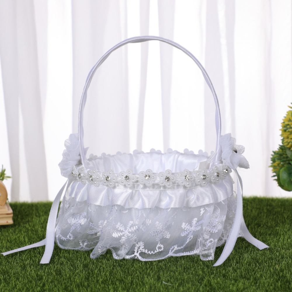 Willow Rattan Flower Girl Baskets Yellow Sturdy Flower Arrangement Basket Picnic Container Handmade Wicker Half Moon Baskets: plum