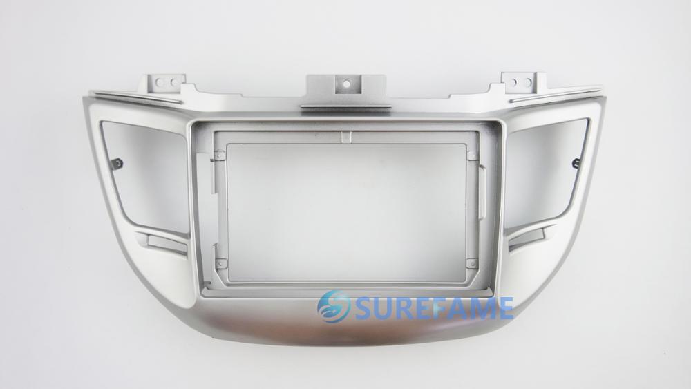 9 inch Car Radio Fascia for HYUNDAI Tucson (Right Wheel) Panel Dash Kit Install Adapter Bezel Console Plate Facia Trim