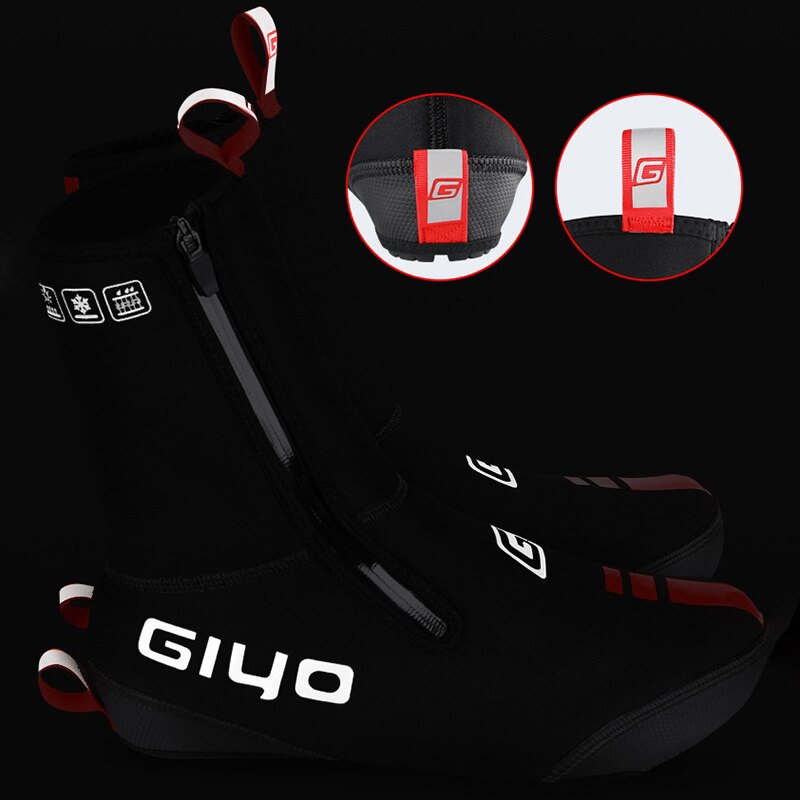 Giyo racefiets overschoenen winterfiets overschoenen fleece thermische warmere overschoenen voor dames en heren
