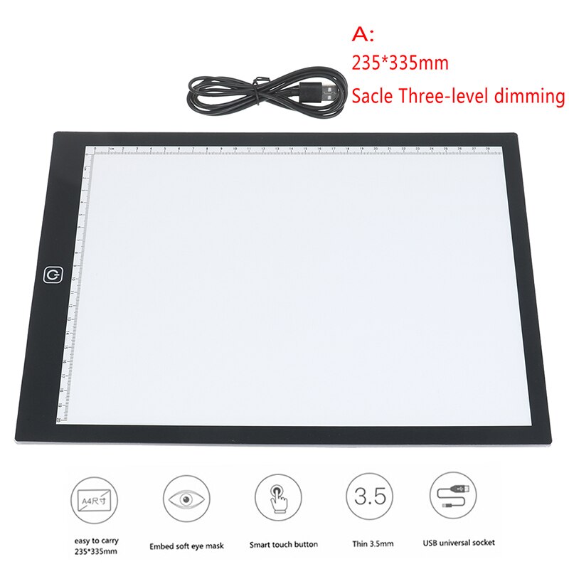 Drawing Tablet Digital Graphic Tablets Electronic Writing Painting Light Box Tracing Copy Board Pad Table for Kids: A