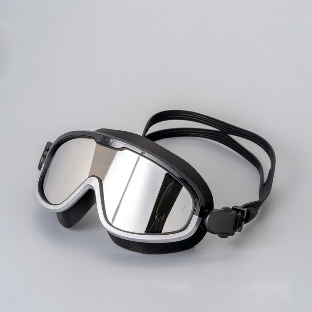 Swimming Goggles Big frame Swim Eyewear Anti-Fog UV Swimming Waterproof Swim Mask Adult for men and women: D