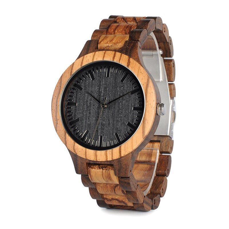 BOBO BIRD Fast Wooden Wristwatch Handmade Date Week Display Clock relogio masculino LED For Birthday Anniversary: D30