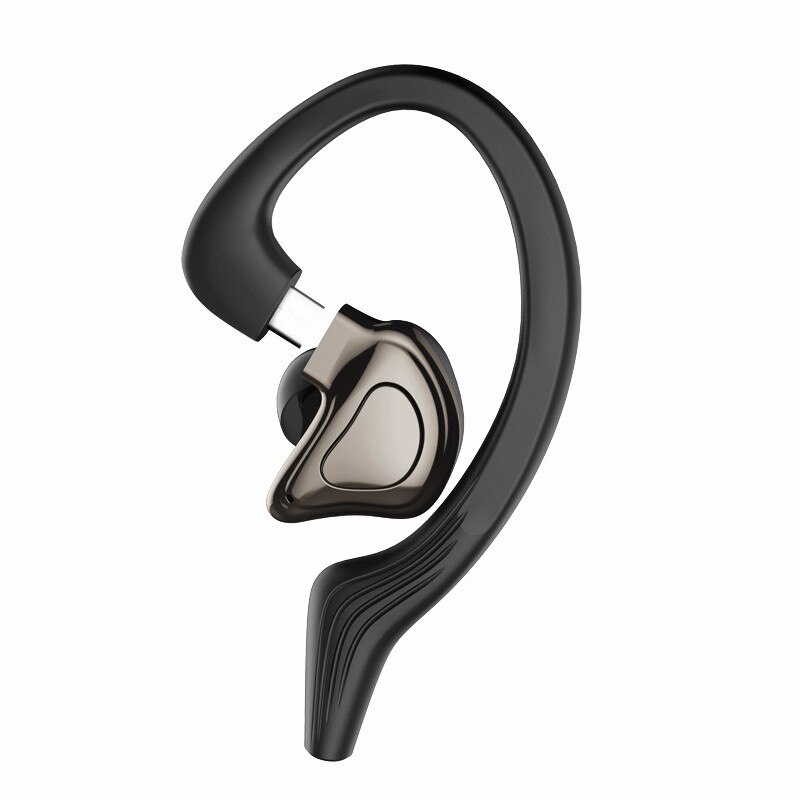 Bluetooth Headset Draadloze Sport Hoofdtelefoon Tws Bluetooth 5.0 Koptelefoon Oorhaak Running Stereo Oordopjes Met Microfoon Waterdichte: Left ear Earphones