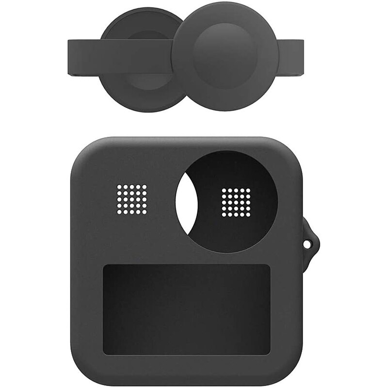 Silicone Case Voor Gopro Max Dual Lens Caps Case Cover Beschermhoes Voor Gopro Max Actie Camera Accessoires