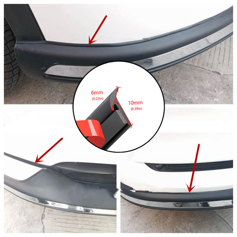 Universele Zelfklevende Auto Rubber Auto voor Spatbord Flare Schuine T-Type Afdichting Rand Kloof Strips Waterdichte Geluiddichte bescherming