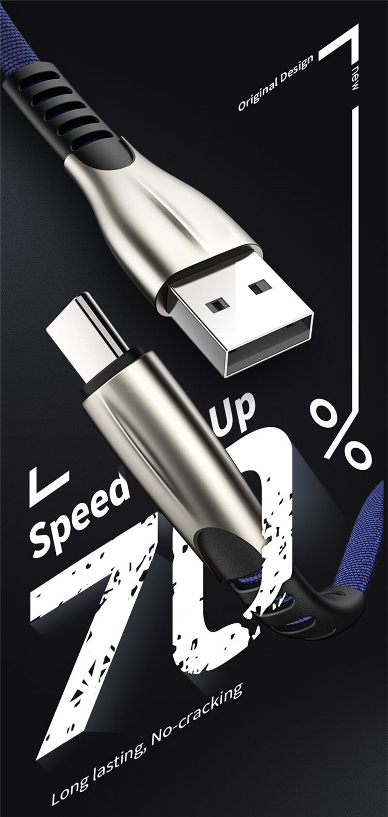 USB Type C Snel Opladen Kabel Voor huawei p30 P20 mate 30 Samsung Galaxy S10 A50 A80 Note 10 Plus 3m 2m Usb Kabel Type C Cabo Usb-c