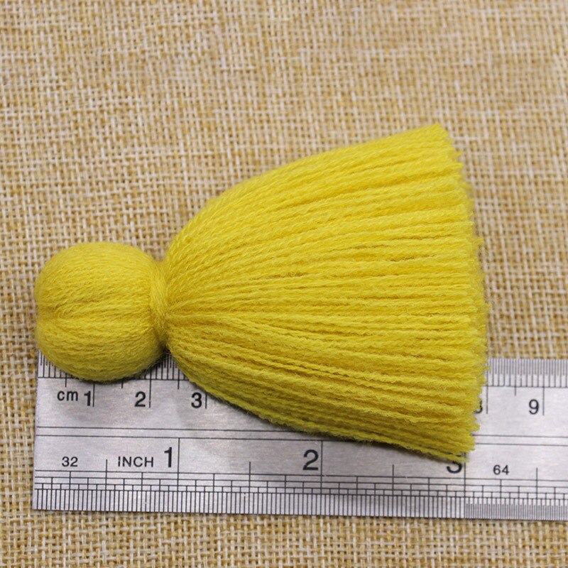 6 st 8cm yllegarn feta tofsar gör-det-själv-örhängen halsband dekortillbehör hemgardinplagg sömnad tyg hantverk tofsfransar