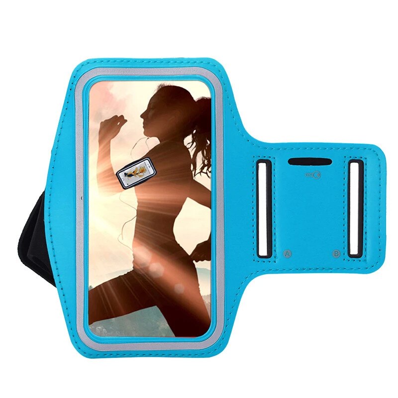 Mobile Phone Armbands Gym Running Sport Arm Band Cover For Nokia Lumia 301 N301 Phone Bags Adjustable Armband protect pouch Case