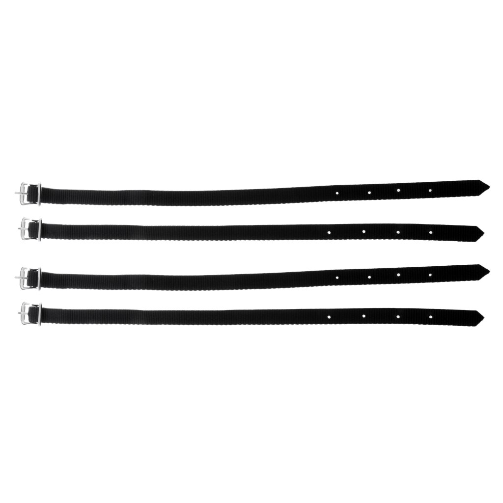 Durable 4 pcs 45cm Outdoor Riding Thickened Weaved English Spurs Straps Horse Riding Equestrian Equipment For Horse Rider