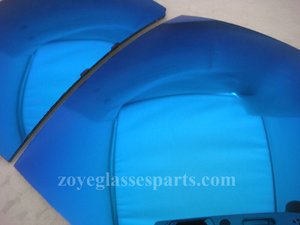 Polarized Lenses For Sunglasses TAC Polarized Lenses Dark Blue Color Revo UV400 Lenses 55*65mm 4 Base