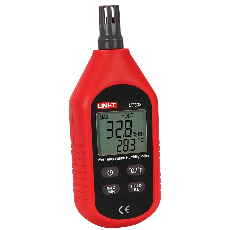 UNI-T Mini Light Meter Portable LCD digital temperature and humidity meter Anemometer Noise Meter LUX/FC UT333 UT353 UT363 UT383