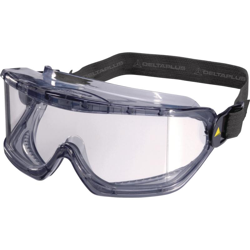 Delta Plus GALERAS CLEAR Safety Goggles Indirect Vent Anti-Fog, Scratch-Resistant Polycarbonate