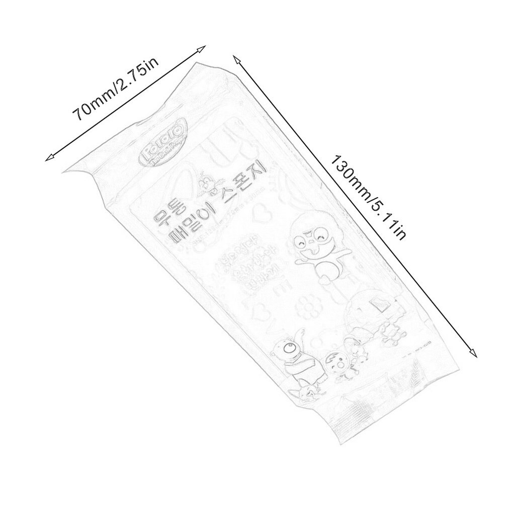 Baolululu Rubbing Bath Sponge High Density Printing For Children Non-Rubbing Bath Towel Household Bath Rubbing Ash
