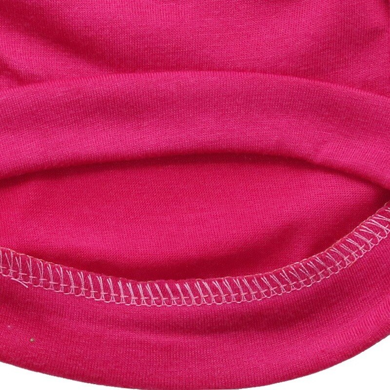 Imprimer coeur lettre chien vêtements mignon Raglan T-shirt pour chiens printemps automne deux jambes vêtements Rose Rose dessin animé fille Ropa Para