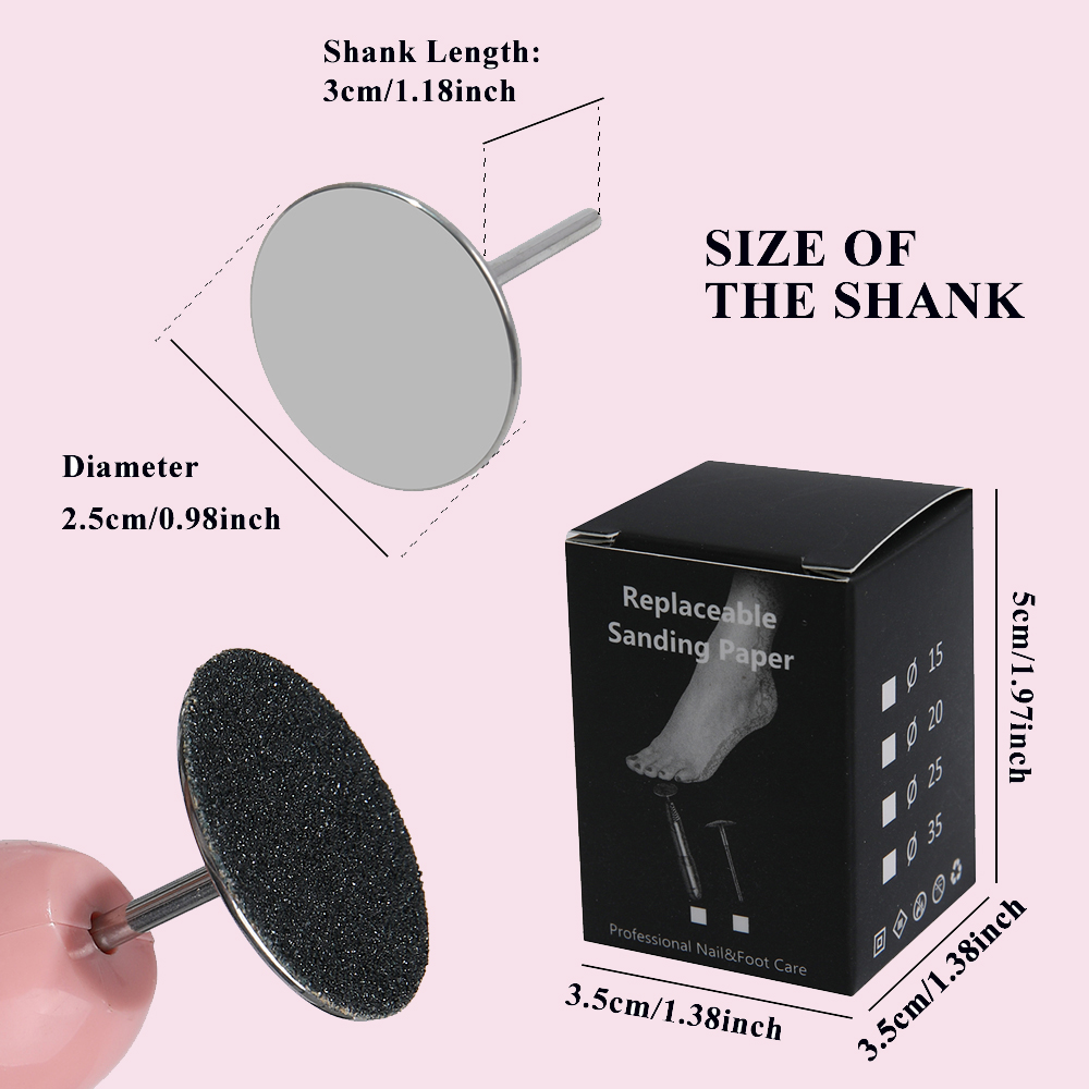 Pedicure Replacement Sandpaper Foot Care File Dead Skin Callus Cuticle Removal Accessories For Hands and Feet Manicure Tool
