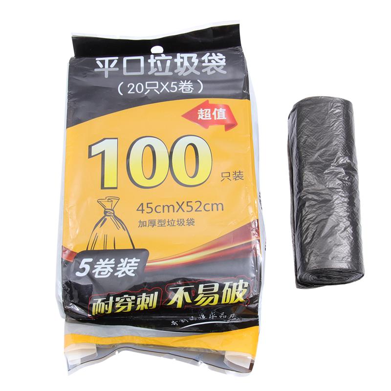 10 Rolls 200PCS Portable Garbage Bag Household Kitchen Tote Rubbish Bag Thickened Refuse Bag Storage Pouch for Home Use