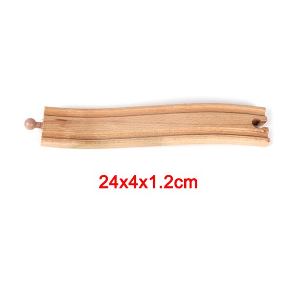 Wooden Train Track Accessories Railway Compatible with Wood Trains Wood Tracks Railway Toys for Kids AN88: ising arc rail