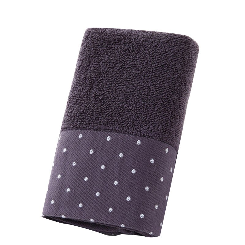 Luxe Zachte Witte Dot Handdoeken Badkamer Sterk Water Absorberende Volwassen Strandlaken Bad Douche Handdoek Dikke Handdoeken 35X75cm: Donkergrijs