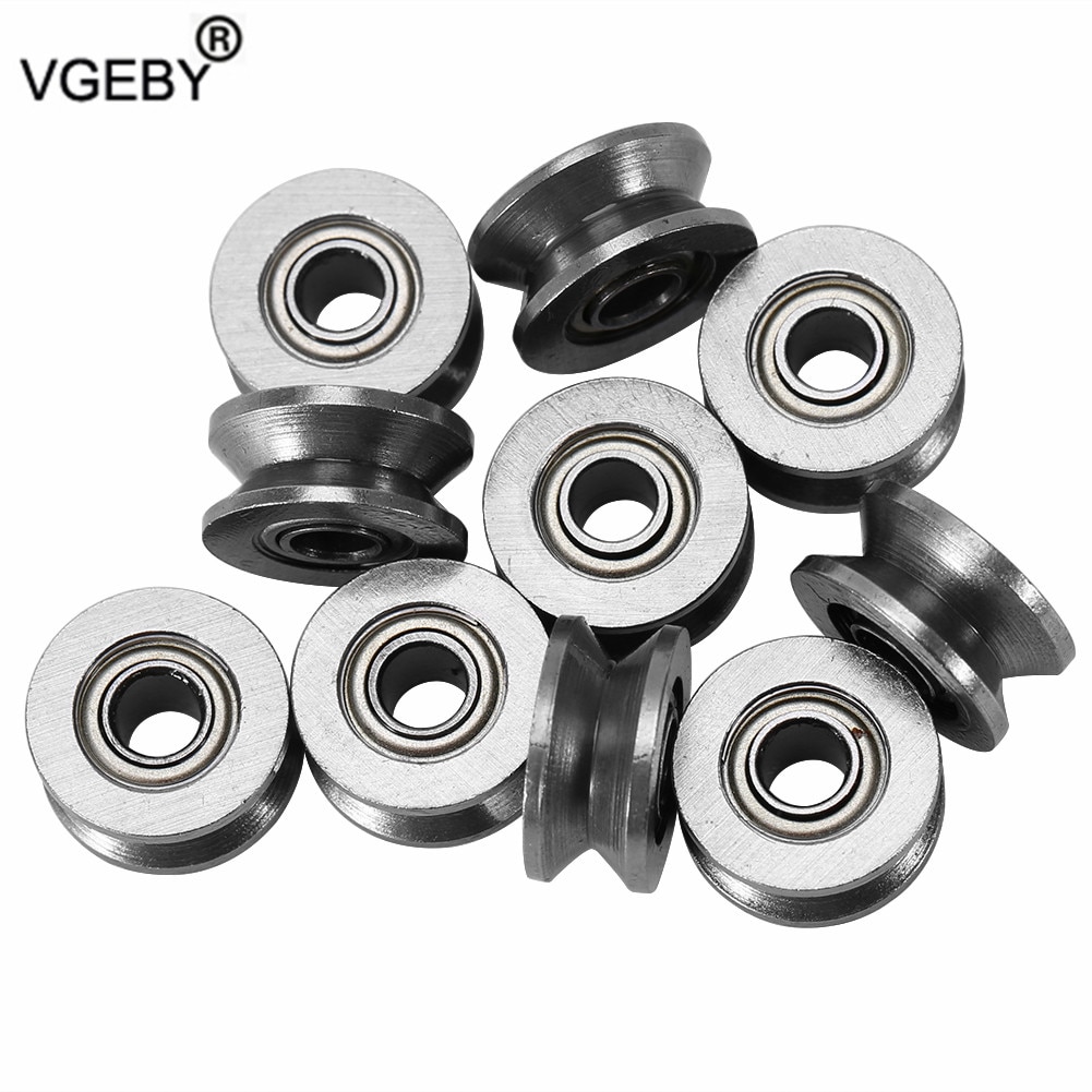 10Pcs 624ZZ Ball Bearings V/U Groove Pulley Bearin... Grandado