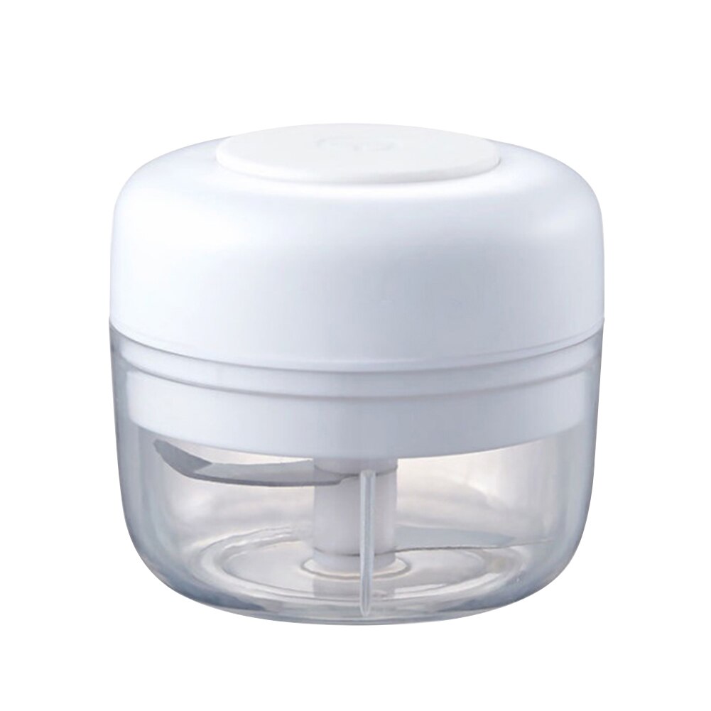 Electric Fruit Vegetable Cutter Shredder Kitchen Chopper Ginger Garlic Crusher Dry Food Powder Tools Kitchen Cooking Gadgets: White