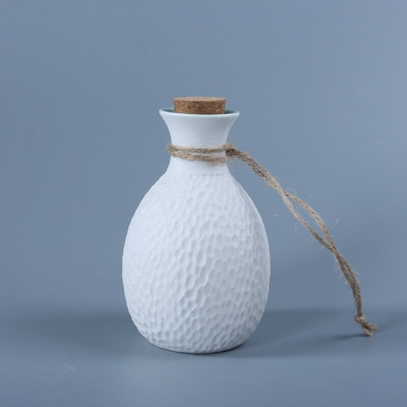 Japanse Stijl Sake Flagon Set Met 4 Wijn Mok Cups Hip Kolven Keramische Ambachten Drank Saka Stoup Wijn Pot Pak fles Voor Alcohol