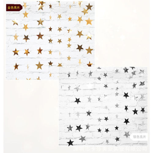 4 M Ster Papier Guirlande Gors Banner Baby Xmas Wedding Shower Party Banners Streamers Decoratie