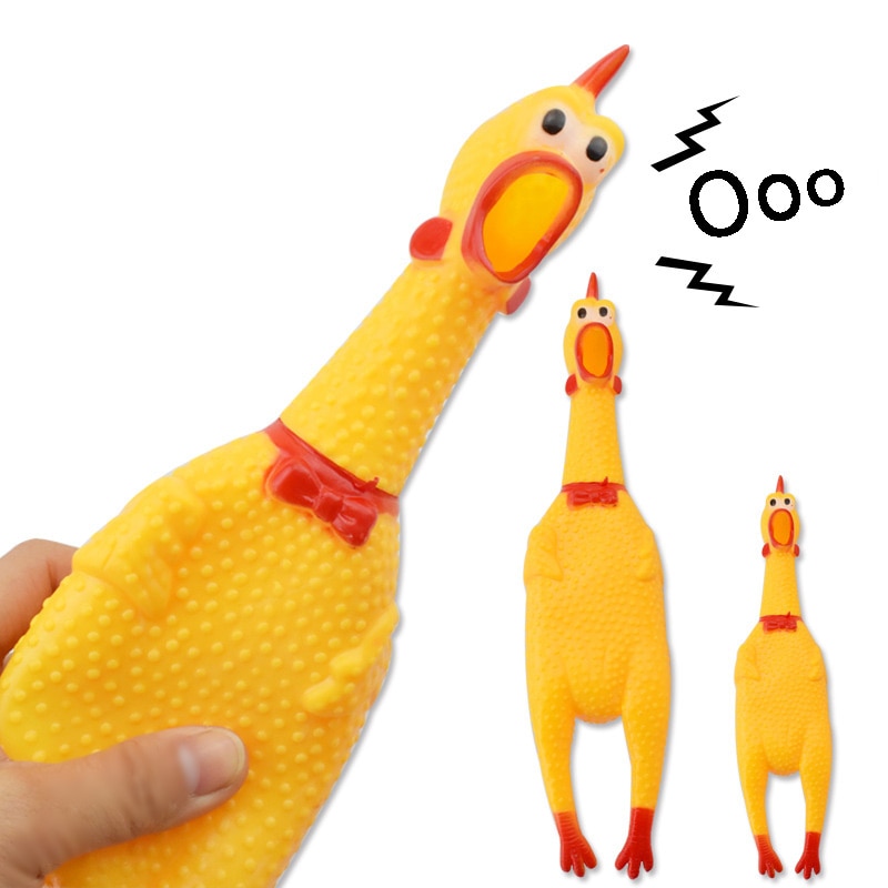 31cm 17cm Schreien Huhn quetschen Klang-Spielzeug Haustiere Spielzeug Produkt Hund Spielzeug Shrilling Dekompression Werkzeug Lustige Spielereien