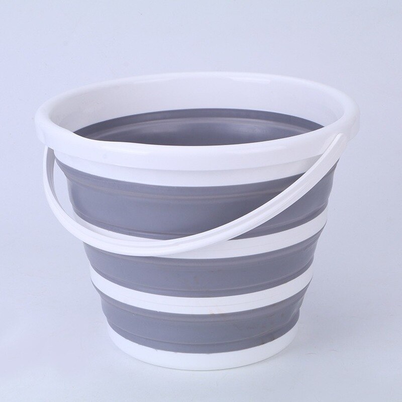 10L silicone folding bucket large capacity space saving washable fishing camper bucket kitchen supplies WF817307