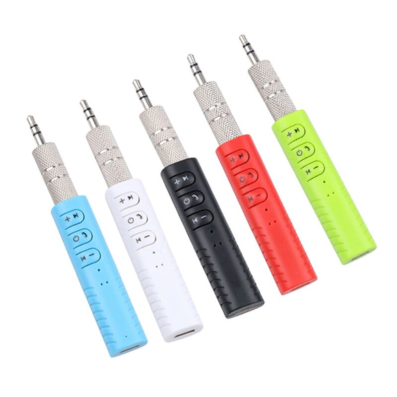 mini trådløs bluetooth mottaker  v5.0 bluetooth bilsett 3.5mm jack tilkobling til kablet øretelefon bil  mp3 spiller høyttalertelefoner