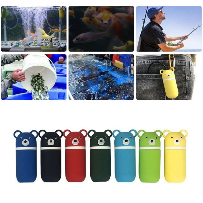 Draagbare Mini Usb Aquarium Zuurstof Pomp Krachtige Mute Energie Besparen Compressor Vis