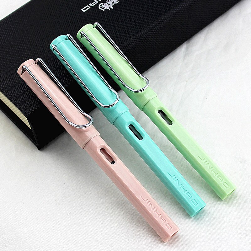 Jinhao Fountain Pen Set Ink Color Pen Case Series Student Stationery Fountain Pens 0.38mm nib