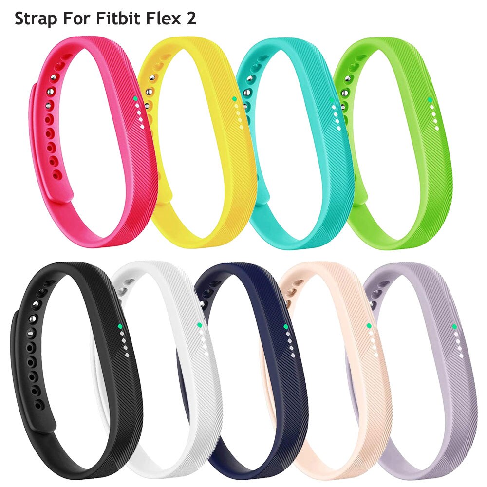 Siliconen Band Verstelbare Band Voor Fitbit Flex 2 Smart Horloge Vervanging Accessoires Polsbandje Band Armband Voor Fitbit Flex2