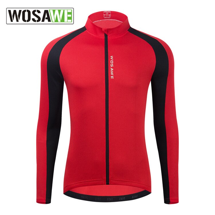 Wosawe Mannen Vochtbestendige Wicking Mountainbike Fiets Slijtvaste Antislip Lange Mouwen Ademend fietsen Kleding: BL236-R / Xxxl
