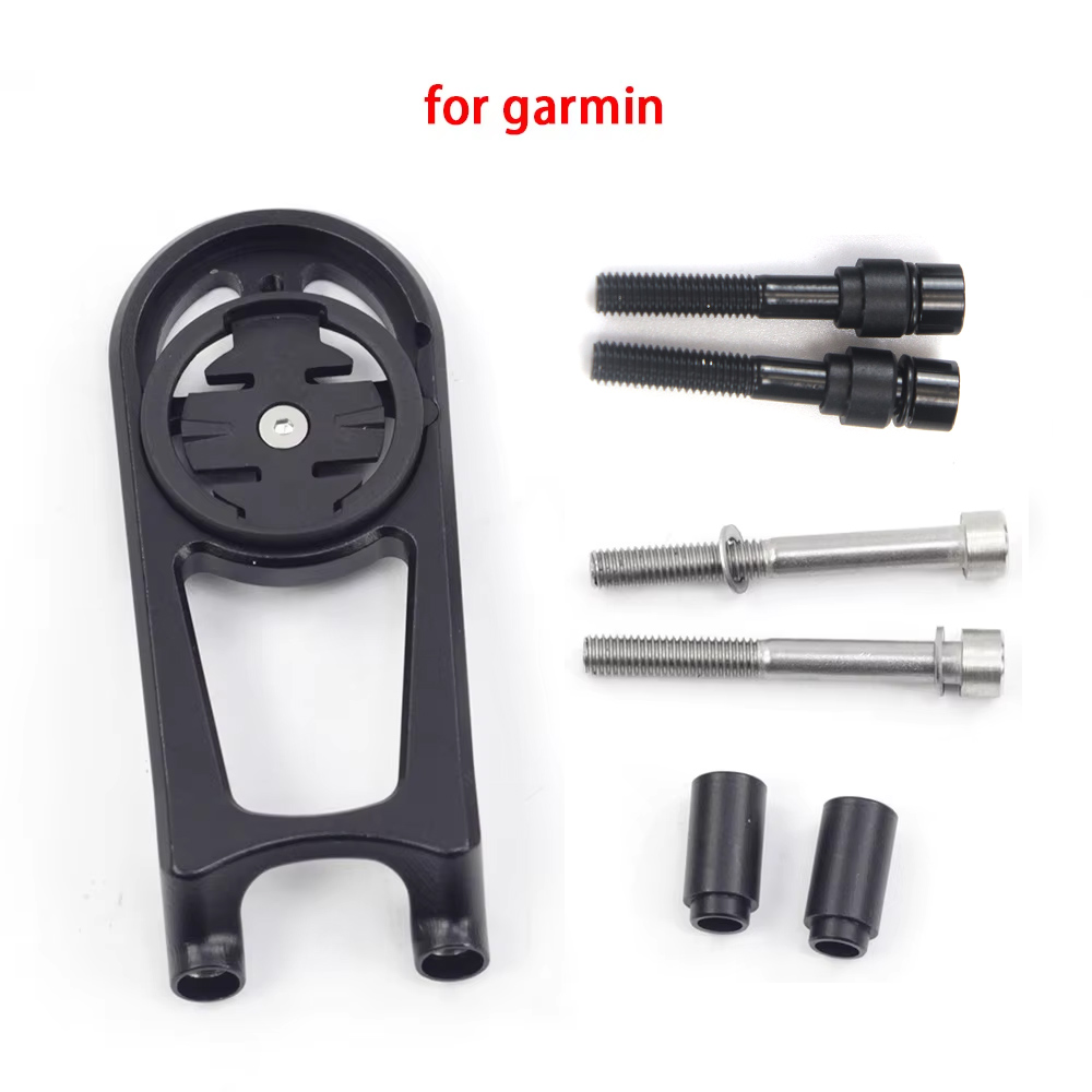 Fouriers Bike Computer Mount Stem GPS Camera Holder for GIANT Propel Tiger for Edge WAHOO Elemnt Bolt Mini MIO Bryton: WHITE