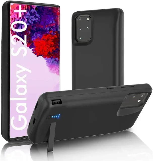 Power Case battery charger case charging PowerBank For Samsung Galaxy Note 20 Ultra 8 9 10 S8 S9 S10 S20 S21 S22 Plus Ultra S10e: Orange