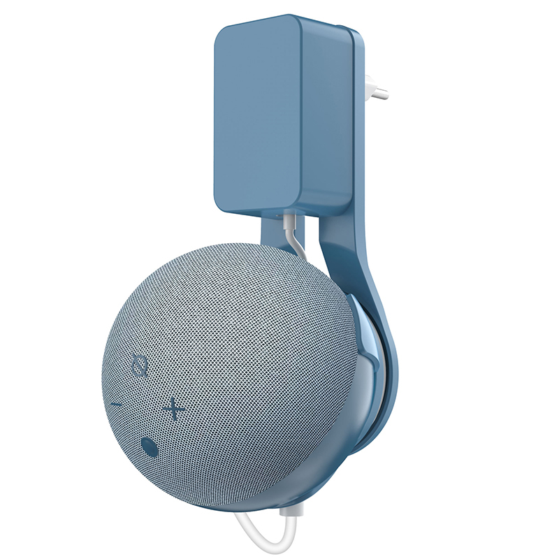 LINGYOU-colgador de montaje en pared para Alexa Echo Dot de 4ª y 5ª generación, accesorios de ahorro de espacio en dormitorio, cocina y baño: Plata /  Opción 1