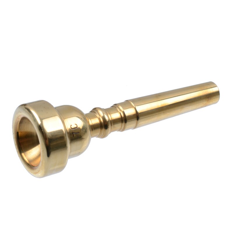 3Pcs Golden Trumpet 3C 5C 7C Mouth Piece Mouthpiece Gold: 7C  x3Pcs