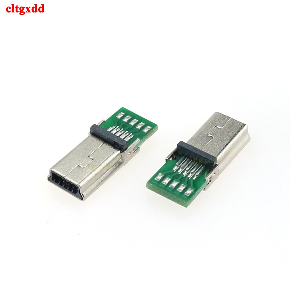 1-5 stücke Mikro Mini USB Männlichen 10 Stift USB 10Stift PCB Anschluss Flach Stecker Adapter Für MP3 MP4 buchse